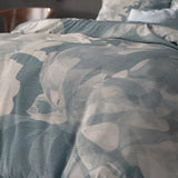 Super Soft Microfibre Duvet Cover Set Michaello | Blue | Single - 140cm (W) x 220cm (L) - The Bedding & Blankets Store