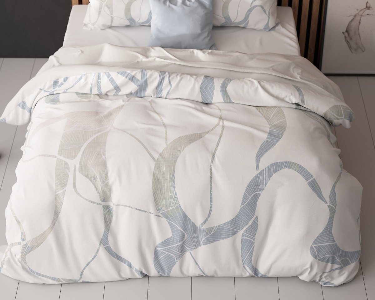 Super Soft Microfibre Duvet Cover Set Mouse | Blue | Single - 140cm (W) x 220cm (L) - The Bedding & Blankets Store