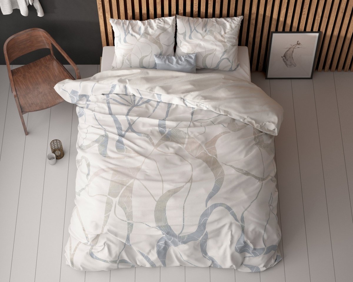 Super Soft Microfibre Duvet Cover Set Mouse | Blue | Single - 140cm (W) x 220cm (L) - The Bedding & Blankets Store