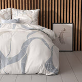 Super Soft Microfibre Duvet Cover Set Mouse | Blue | Single - 140cm (W) x 220cm (L) - The Bedding & Blankets Store