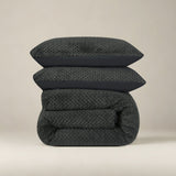 Teddy Fleece Duvet Cover Set Fur | Anthracite | Single - 140cm (W) x 220cm (L) - The Bedding & Blankets Store