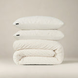 Teddy Fleece Duvet Cover Set Fur | Beige | Single - 140cm (W) x 220cm (L) - The Bedding & Blankets Store
