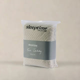 Teddy Fleece Duvet Cover Set Fur | Taupe | Single - 140cm (W) x 220cm (L) - The Bedding & Blankets Store