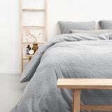 Teddy Fleece Duvet Cover Set | Grey | Single - 135cm (W) x 200cm (L) - The Bedding & Blankets Store