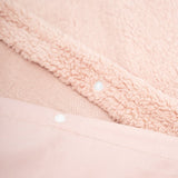 Teddy Fleece Duvet Cover Set | Pink | Single - 140cm (W) x 220cm (L) - The Bedding & Blankets Store