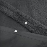 Teddy Fleece Duvet Cover Set Teddy | Grey Anthracite | Single - 140cm (W) x 220cm (L) - The Bedding & Blankets Store
