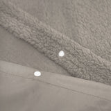 Teddy Fleece Duvet Cover Set Teddy | Khaki | Single - 140cm (W) x 220cm (L) - The Bedding & Blankets Store