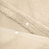 Teddy Fleece Duvet Cover Set Teddy | Taupe | Single - 140cm (W) x 220cm (L) - The Bedding & Blankets Store
