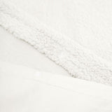 Teddy Fleece Duvet Cover Set Teddy | White | Single - 140cm (W) x 220cm (L) - The Bedding & Blankets Store