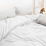 Teddy Fleece Duvet Cover Set | White | Single - 135cm (W) x 200cm (L) - The Bedding & Blankets Store