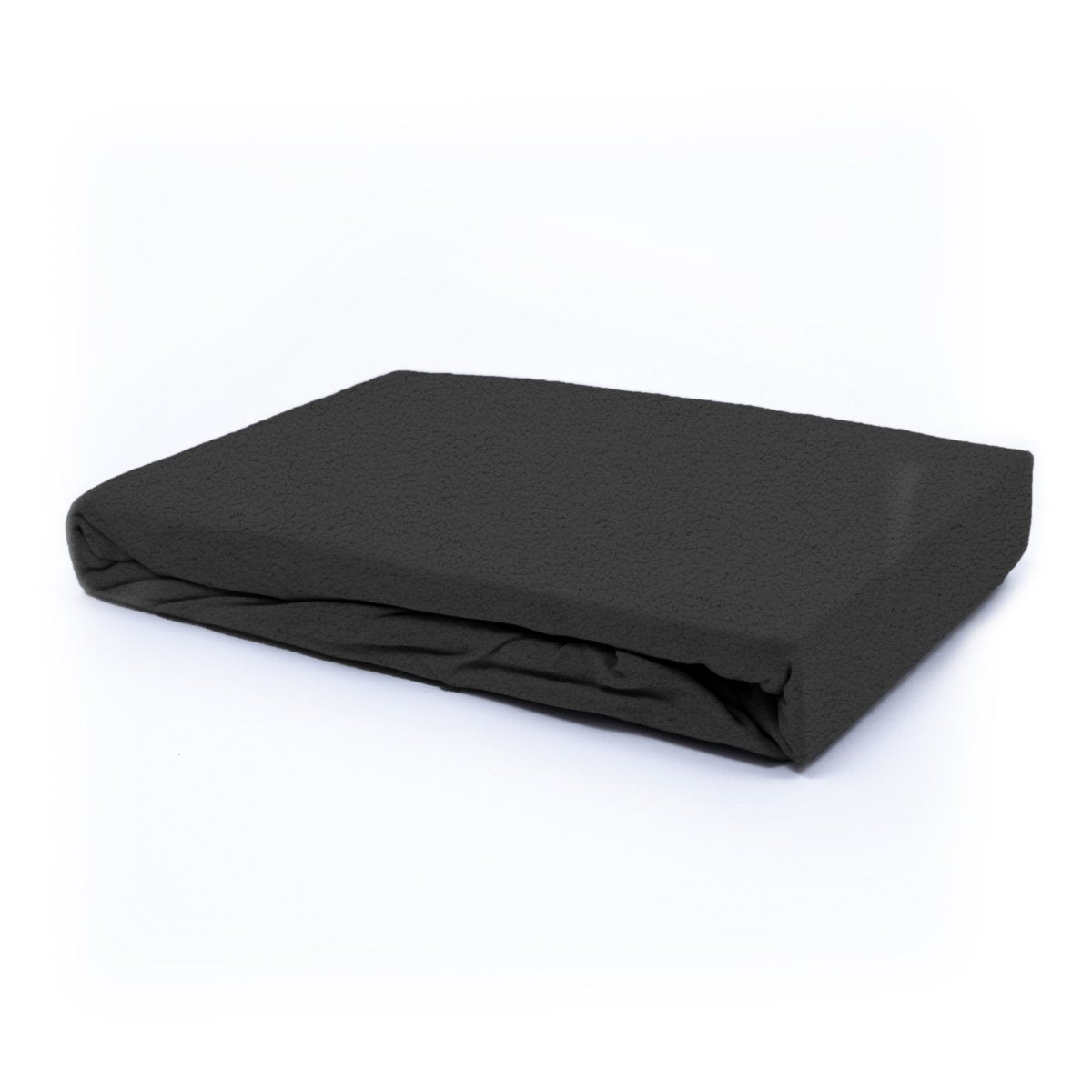Teddy Fleece Fitted Sheet | Anthracite Grey | Single 90 x 200cm (L) x 30cm (D) - The Bedding & Blankets Store