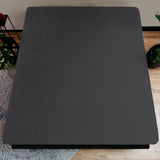 Teddy Fleece Fitted Sheet | Anthracite Grey | Single 90 x 200cm (L) x 30cm (D) - The Bedding & Blankets Store