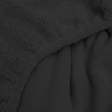 Teddy Fleece Fitted Sheet | Anthracite Grey | Single 90 x 200cm (L) x 30cm (D) - The Bedding & Blankets Store