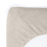 Teddy Fleece Fitted Sheet | Cream | Single 90 x 200cm (L) x 30cm (D) - The Bedding & Blankets Store