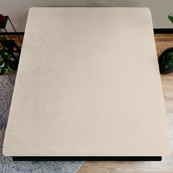 Teddy Fleece Fitted Sheet | Cream | Single 90 x 200cm (L) x 30cm (D) - The Bedding & Blankets Store