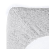 Teddy Fleece Fitted Sheet | Grey | Single 90 x 200cm (L) x 30cm (D) - The Bedding & Blankets Store