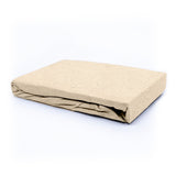Teddy Fleece Fitted Sheet | Taupe | Single 90 x 200cm (L) x 30cm (D) - The Bedding & Blankets Store