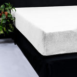 Teddy Fleece Fitted Sheet | White | Single 90 x 200cm (L) x 30cm (D) - The Bedding & Blankets Store