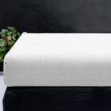 Teddy Fleece Fitted Sheet | White | Single 90 x 200cm (L) x 30cm (D) - The Bedding & Blankets Store