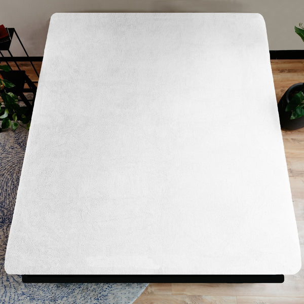 Teddy Fleece Fitted Sheet | White | Single 90 x 200cm (L) x 30cm (D) - The Bedding & Blankets Store