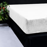 Teddy Fleece Fitted Sheet | White | Single 90 x 200cm (L) x 30cm (D) - The Bedding & Blankets Store