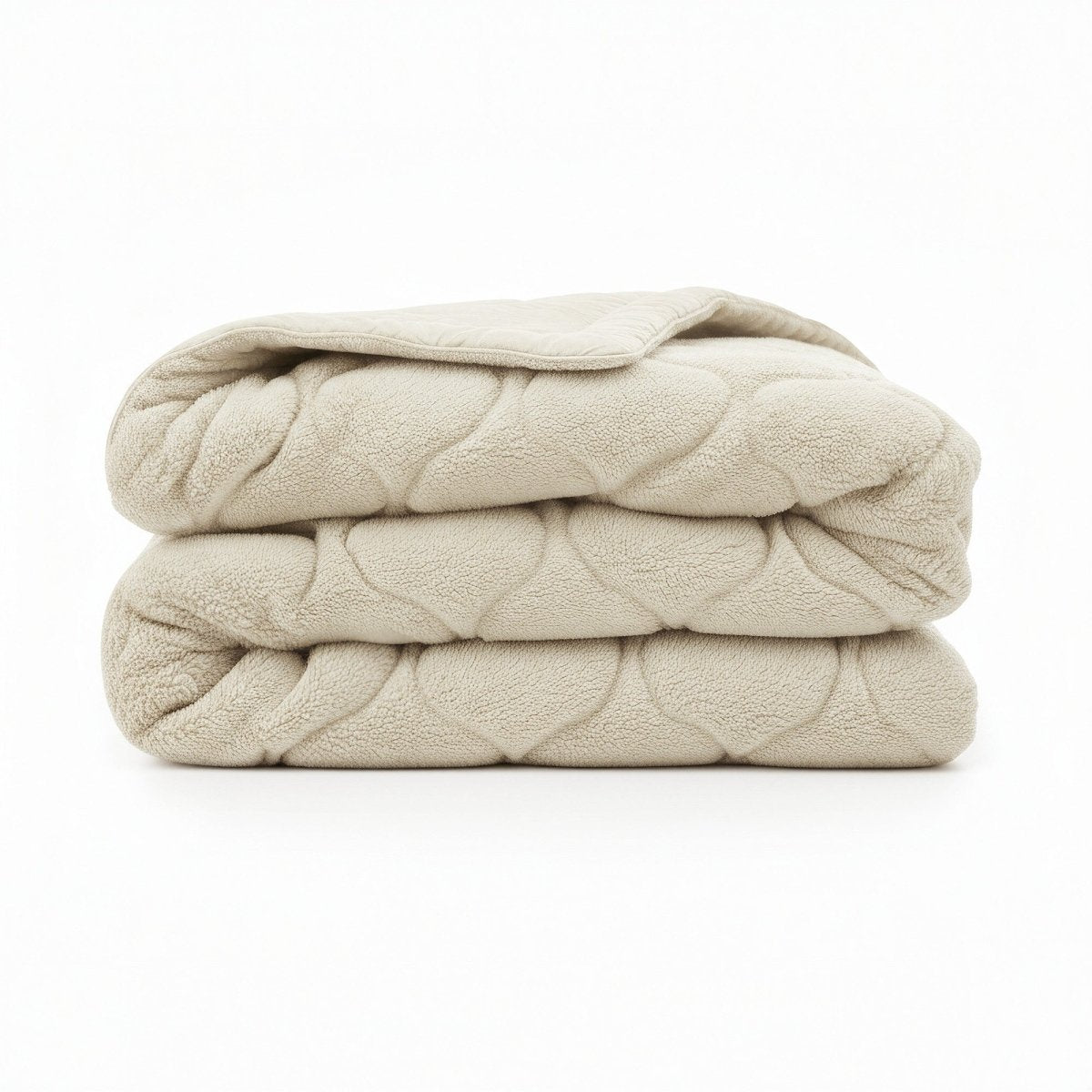 Teddy Fleece Lazy Duvet Teddy | Beige | King - 240cm (W) x 200cm (L) - The Bedding & Blankets Store