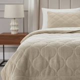 Teddy Fleece Lazy Duvet Teddy | Beige | King - 240cm (W) x 200cm (L) - The Bedding & Blankets Store