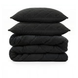 Teddy Fleece Lazy Duvet Teddy | Black | King - 240cm (W) x 200cm (L) - The Bedding & Blankets Store