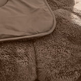 Teddy Fleece Lazy Duvet Teddy | Brown | King - 240cm (W) x 200cm (L) - The Bedding & Blankets Store