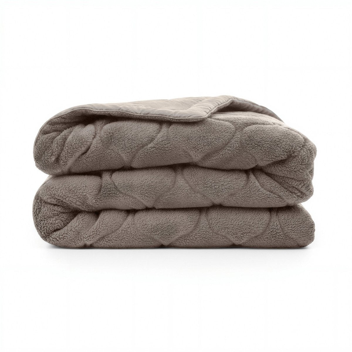 Teddy Fleece Lazy Duvet Teddy | Grey | King - 240cm (W) x 200cm (L) - The Bedding & Blankets Store