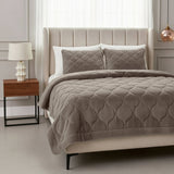 Teddy Fleece Lazy Duvet Teddy | Grey | King - 240cm (W) x 200cm (L) - The Bedding & Blankets Store