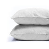 Teddy Fleece Pillowcase | Grey | 60cm x 70cm - The Bedding & Blankets Store
