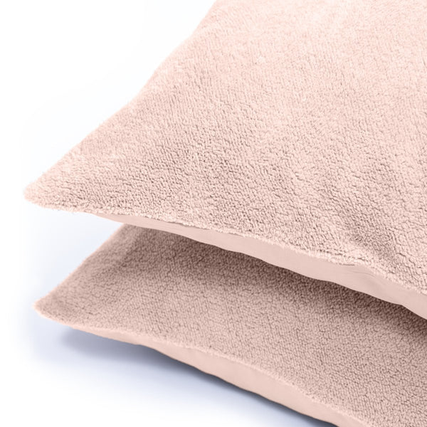 Teddy Fleece Pillowcase | Pink | 60cm x 70cm - The Bedding & Blankets Store