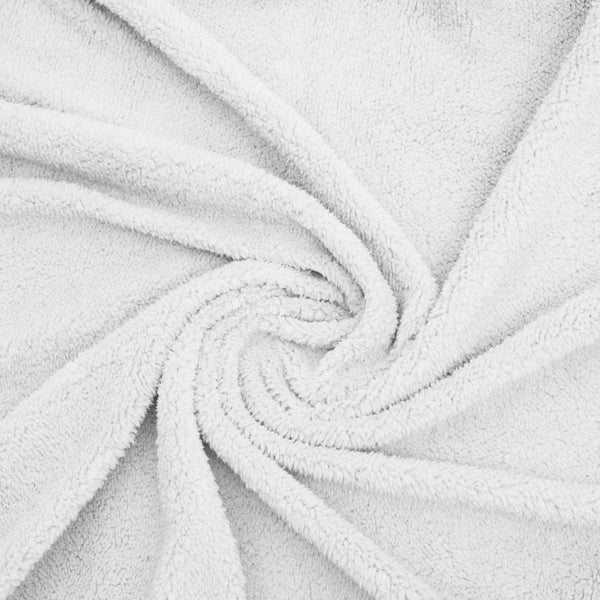 Teddy Fleece Pillowcase | White | 60cm x 70cm - The Bedding & Blankets Store