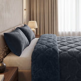 Teddy & Velvet Coverless Duvet | Anthracite | Single - 140cm (W) x 200cm (L) - The Bedding & Blankets Store