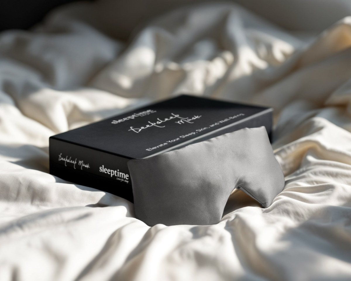 Ultra - Soft Deep Sleep Mask | Anthracite Grey | 68cm x 12cm - The Bedding & Blankets Store