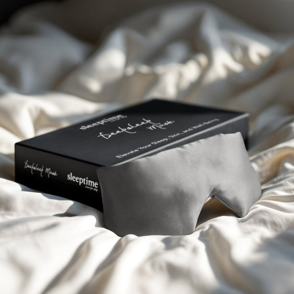 Ultra - Soft Deep Sleep Mask | Anthracite Grey | 68cm x 12cm - The Bedding & Blankets Store