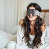 Ultra - Soft Deep Sleep Mask | Anthracite Grey | 68cm x 12cm - The Bedding & Blankets Store