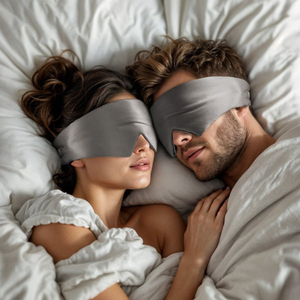 Ultra - Soft Deep Sleep Mask | Anthracite Grey | 68cm x 12cm - The Bedding & Blankets Store
