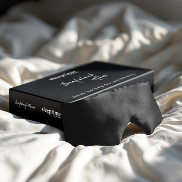 Ultra - Soft Deep Sleep Mask | Black | 68cm x 12cm - The Bedding & Blankets Store