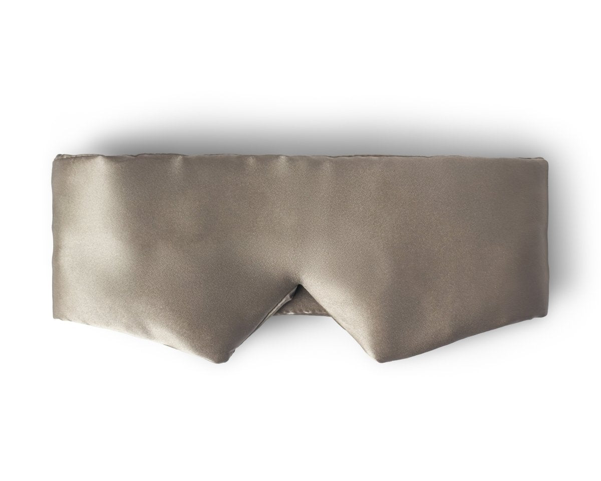 Ultra - Soft Deep Sleep Mask | Taupe | 68cm x 12cm - The Bedding & Blankets Store