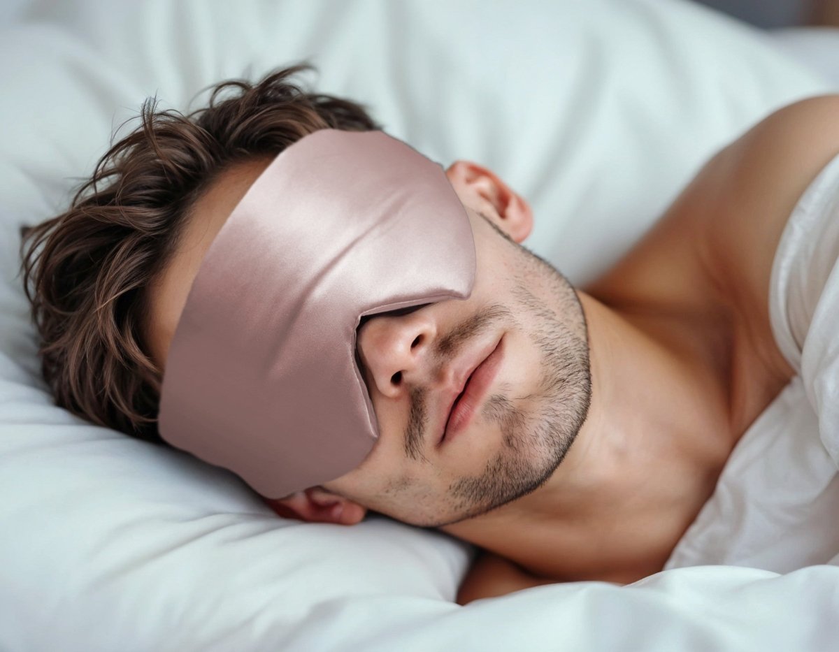 Ultra - Soft Deep Sleep Mask | Vintage Pink | 68cm x 12cm - The Bedding & Blankets Store