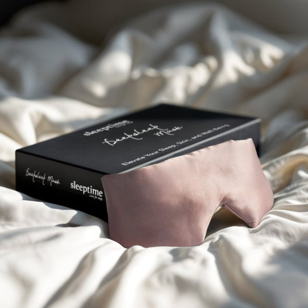 Ultra - Soft Deep Sleep Mask | Vintage Pink | 68cm x 12cm - The Bedding & Blankets Store