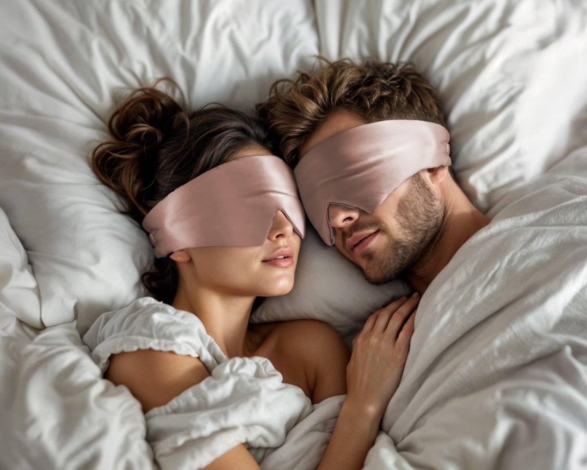 Ultra - Soft Deep Sleep Mask | Vintage Pink | 68cm x 12cm - The Bedding & Blankets Store