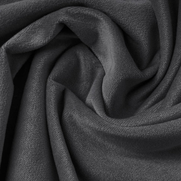 Velvet 2 in 1 Pillowcase | Anthracite | 60cm x 70cm - The Bedding & Blankets Store