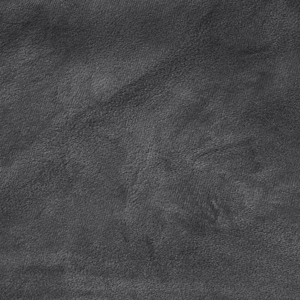 Velvet 2 in 1 Pillowcase | Anthracite | 60cm x 70cm - The Bedding & Blankets Store