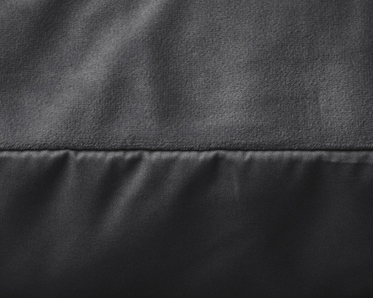 Velvet 2 in 1 Pillowcase | Anthracite | 60cm x 70cm - The Bedding & Blankets Store