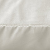 Velvet 2 in 1 Pillowcase | Cream | 60cm x 70cm - The Bedding & Blankets Store