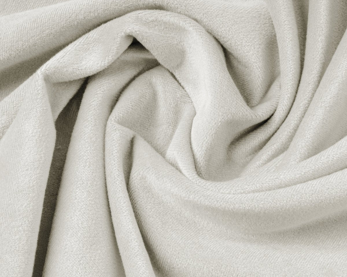Velvet 2 in 1 Pillowcase | Cream | 60cm x 70cm - The Bedding & Blankets Store