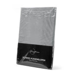 Velvet 2 in 1 Pillowcase | Grey | 60cm x 70cm - The Bedding & Blankets Store